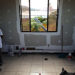 Remodelación con tabla roca y ventanas de aluminio